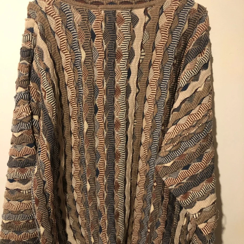 Chunky oversized ITaly ENRICO UOMO ITALY retro sweater unisex - Picture 7 of 8